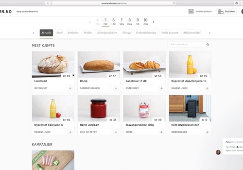 Brødboksen - An Ecommerce store of baked products