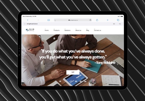 Design and development Projectsup.co website