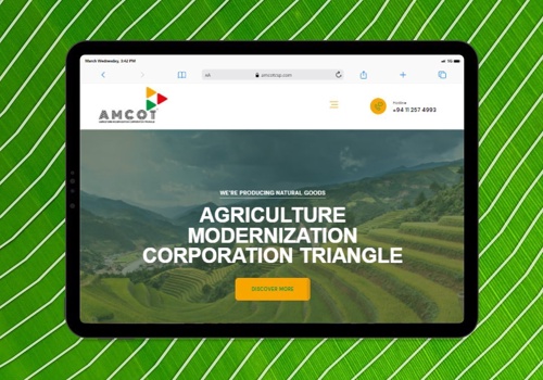 Design & development of AMCOT Sri Lanka Website.