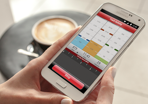 Mobile app for gathering statistics on users’ physical activities.