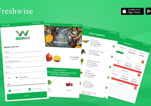 Vegetable & Grocery Shopping App