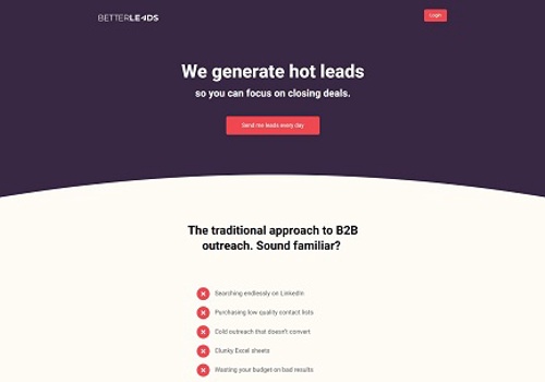 BetterLeads - Lead generation SaaS