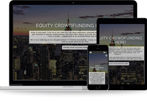 Equity Crowdfunding Website