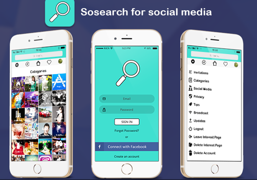 Sosearch for social media