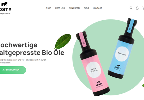 Josty Naturprodukte Website
