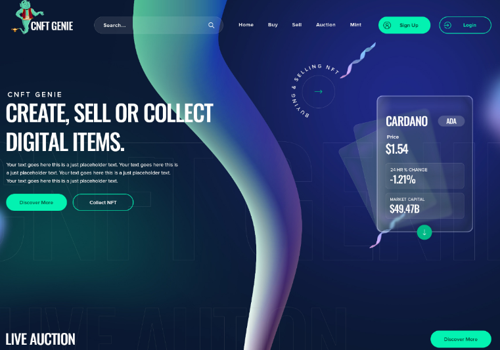 CNFT Genie Website