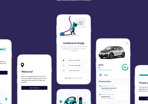 Carge - Effortless EV Charging | Product, UI,UX