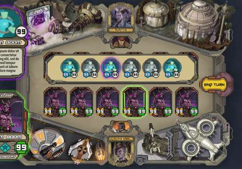 Ashen Horizon Card Board