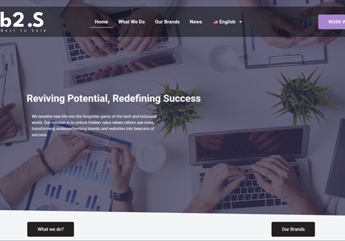 Best2Sale Corporate Website