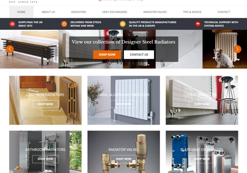AEL Heating Solutions - eCommerce Store In Magento