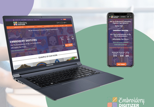 Embroidery Design - React.js