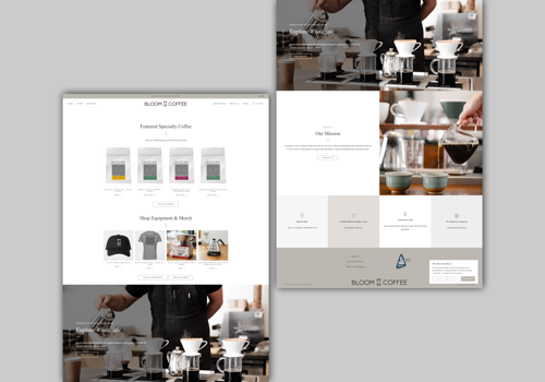 Bloom Coffee Website Development & Design
