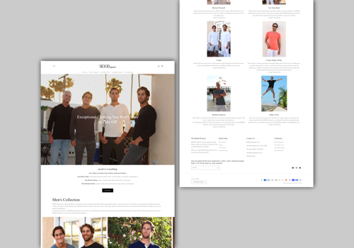 Mood Apparel Shopify Store