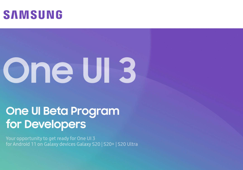Samsung ONE UI Developer Portal