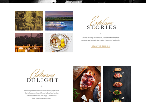 Experience Design for Oberoi's