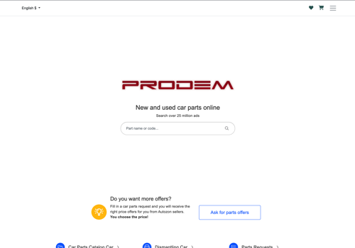 Auto Parts Online Selling-Buying