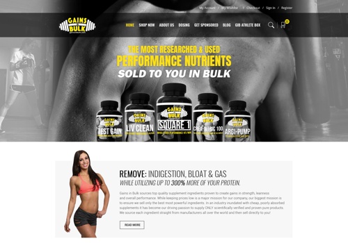 GainInBulk - Magento website development, customization and upgrade