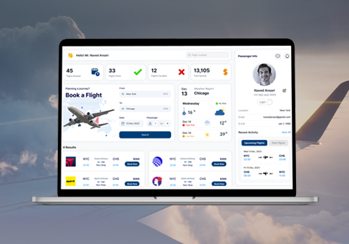 AI-enhanced arab airlines logistics portal