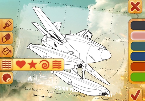 Planes - Color book and AR app