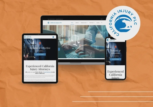 Law Firm Website Development-California Injury PLC