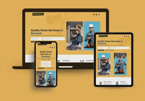 Home Service on Demand Website Development