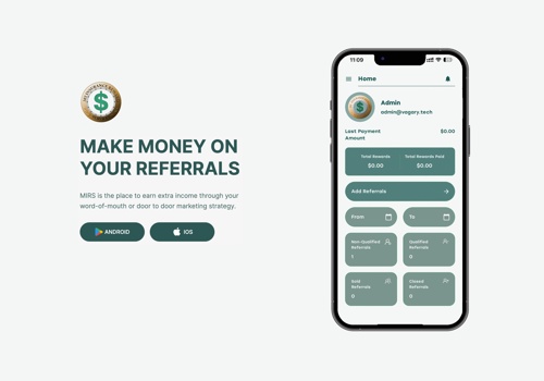 MIRS Mobile & Web App, website & Dashboard