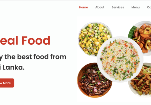 Website for Lak Buffet House Restaurant