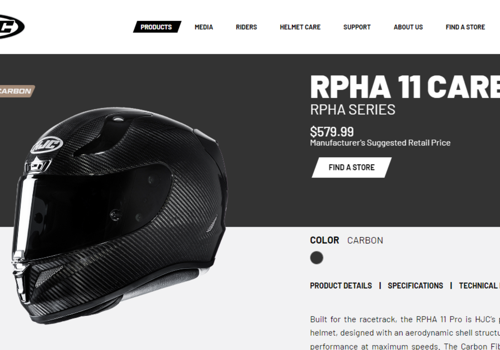 HJC Helmets Company Website