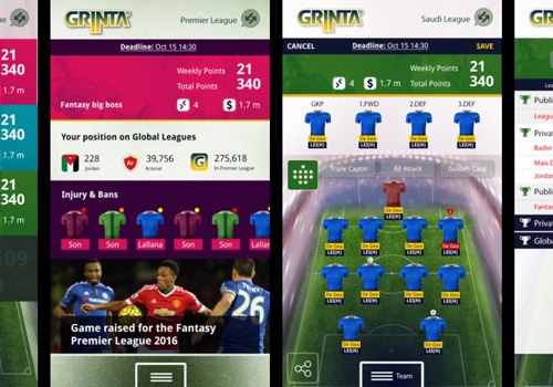 Grinta – Season-long fantasy football application