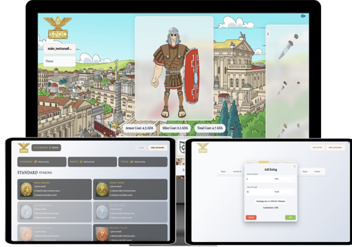 Roman-Inspired Blockchain Ecosystem