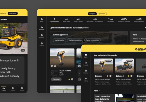 Bmobile 3.0: The innovative sales app for BOMAG