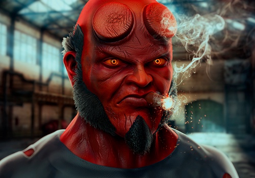 Hellboy 3D Character