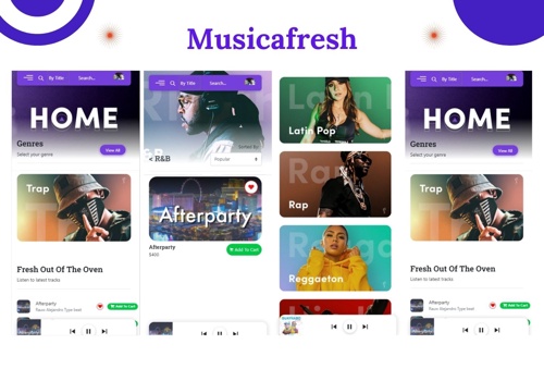 Music E-Commerce Website