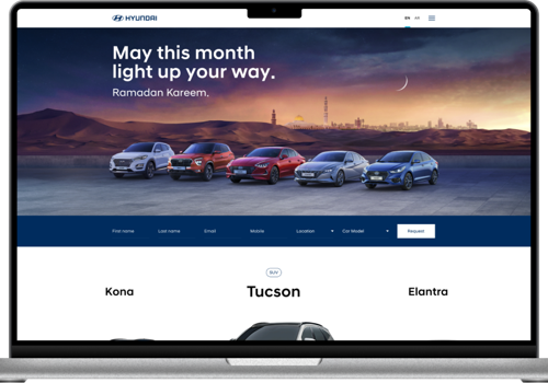 Promo site for Hyundai