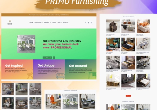 Primo Furnishings Ecommarce Website
