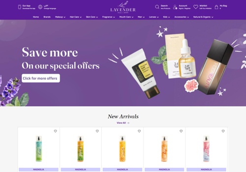 Lavender Online Store | متجر الكتروني لافندر