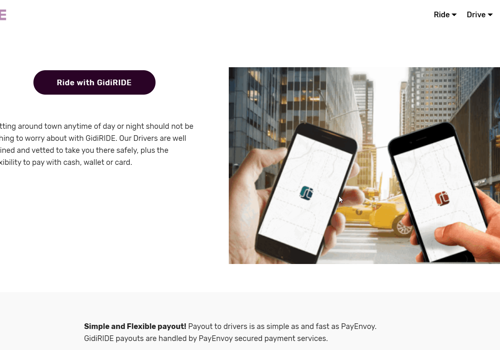 Driving with GidiRIDE is simple and rewarding, when you need to bridge that financial gap..