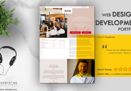 Website for restaurant