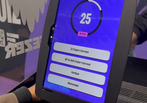 Competitive Online Music Quiz for live concerts