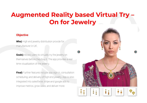 Augmented Reality Jewelry Application