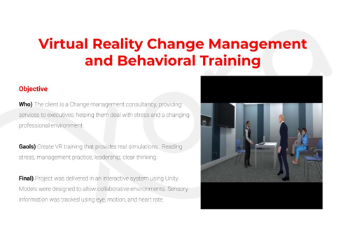 Executive Training using Virtual Reality