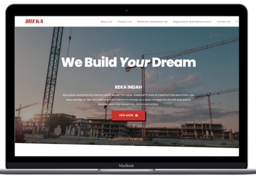 Construction Company Web Design