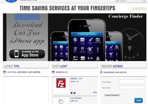 Concierge Finder - Custom Website (ASP.NET)