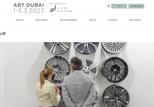 Art Dubai - WEBSITE DEVELOPMENT