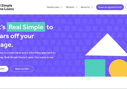Real Simple Home Loans - WEBSITE DEVELOPMENT