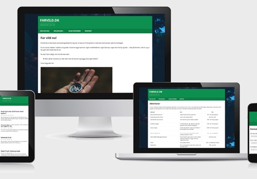 Farvild.dk - Outdoor events