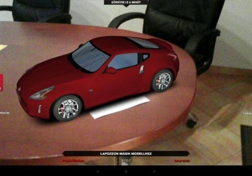 Nissan Augmented Reality cars