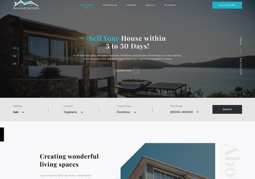 Seamless Property Selling Interface