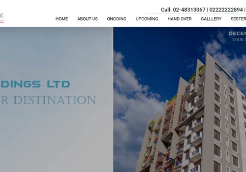Holding Company Website Built On Laravel