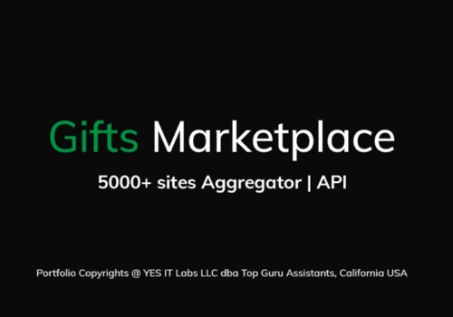 Gifts Marketplace | 5000+ sites Aggregator | API